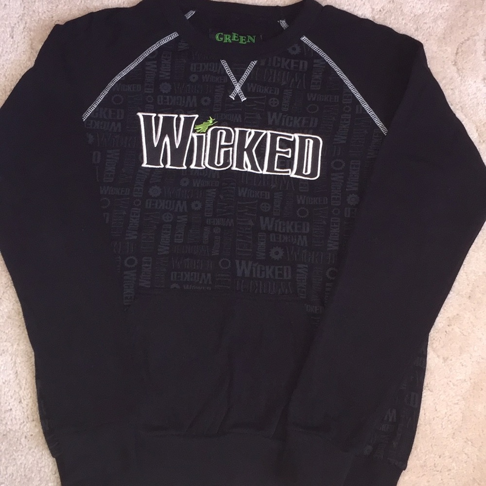 Authentic Wicked logo sweatshirt, size S